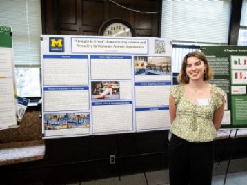 University of Michigan Department of Anthropology Honors Research Poster Symposium 2026. Photos by Michigan Photography.