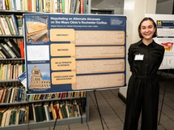 University of Michigan Department of Anthropology Honors Research Poster Symposium 2026. Photos by Michigan Photography.