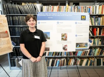 University of Michigan Department of Anthropology Honors Research Poster Symposium 2026. Photos by Michigan Photography.