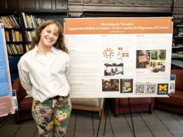University of Michigan Department of Anthropology Honors Research Poster Symposium 2026. Photos by Michigan Photography.