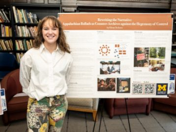 University of Michigan Department of Anthropology Honors Research Poster Symposium 2026. Photos by Michigan Photography.