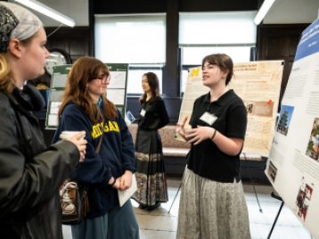 University of Michigan Department of Anthropology Honors Research Poster Symposium 2026. Photos by Michigan Photography.