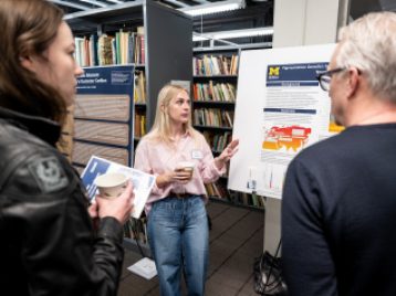 University of Michigan Department of Anthropology Honors Research Poster Symposium 2026. Photos by Michigan Photography.