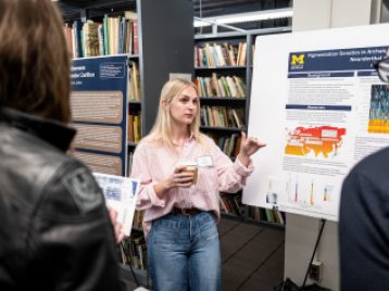 University of Michigan Department of Anthropology Honors Research Poster Symposium 2026. Photos by Michigan Photography.