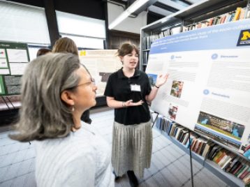 University of Michigan Department of Anthropology Honors Research Poster Symposium 2026. Photos by Michigan Photography.