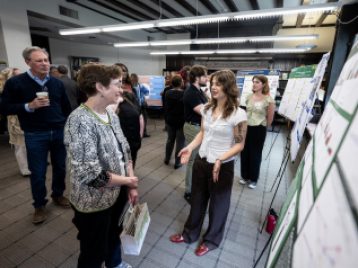 University of Michigan Department of Anthropology Honors Research Poster Symposium 2026. Photos by Michigan Photography.