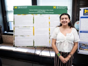 University of Michigan Department of Anthropology Honors Research Poster Symposium 2026. Photos by Michigan Photography.