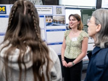 University of Michigan Department of Anthropology Honors Research Poster Symposium 2026. Photos by Michigan Photography.