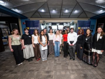 University of Michigan Department of Anthropology Honors Research Poster Symposium 2026. Photos by Michigan Photography.