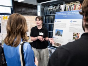 University of Michigan Department of Anthropology Honors Research Poster Symposium 2026. Photos by Michigan Photography.