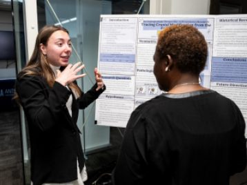 University of Michigan Department of Anthropology Honors Research Poster Symposium 2026. Photos by Michigan Photography.