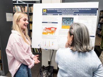University of Michigan Department of Anthropology Honors Research Poster Symposium 2026. Photos by Michigan Photography.