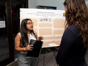 University of Michigan Department of Anthropology Honors Research Poster Symposium 2026. Photos by Michigan Photography.