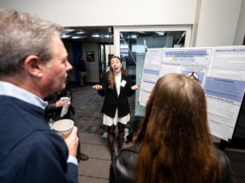 University of Michigan Department of Anthropology Honors Research Poster Symposium 2026. Photos by Michigan Photography.