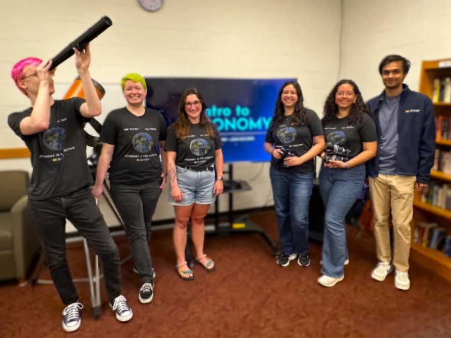 University of Michigan Students Spark Astronomy Interest at Saline Senior Center 