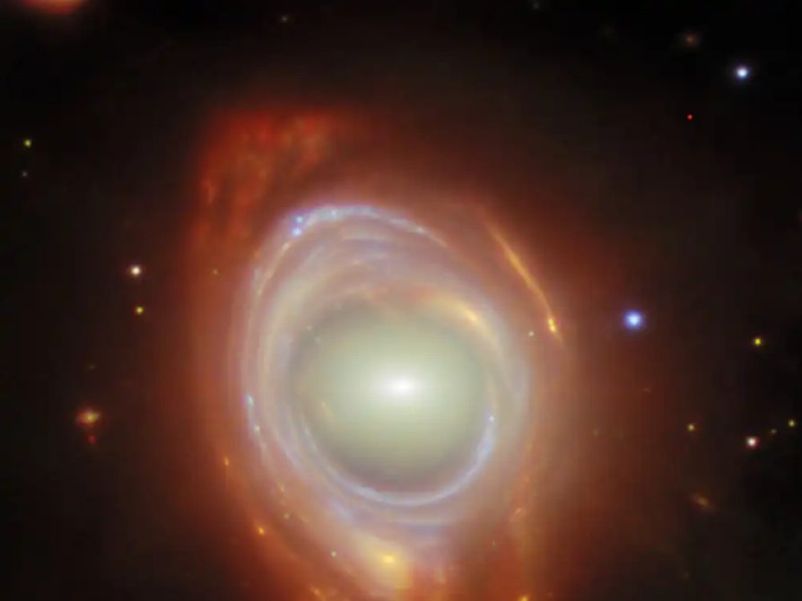 Spying a spiral through a cosmic lens 