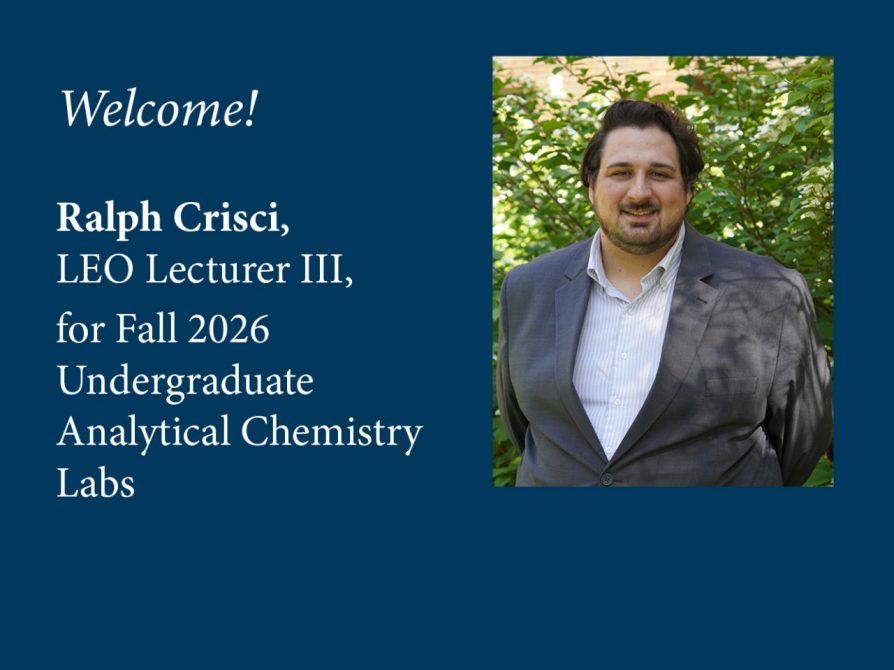 Welcome Ralph Crisci 