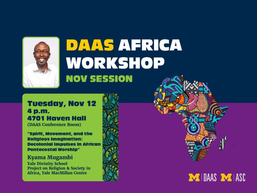 Join Us! | Nov. Africa Workshop Details 