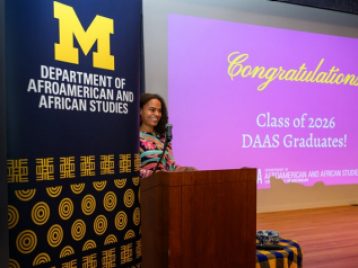 University of Michigan Department of Afroamerican and African Studies Graduation Ceremony 2026. Photos by Michigan Photography.