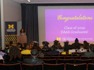 University of Michigan Department of Afroamerican and African Studies Graduation Ceremony 2026. Photos by Michigan Photography.
