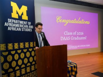 University of Michigan Department of Afroamerican and African Studies Graduation Ceremony 2026. Photos by Michigan Photography.