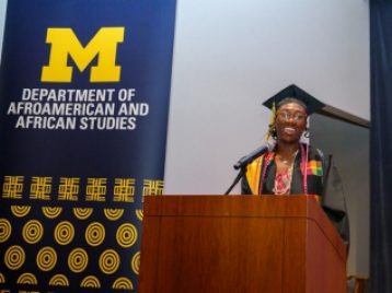 University of Michigan Department of Afroamerican and African Studies Graduation Ceremony 2026. Photos by Michigan Photography.
