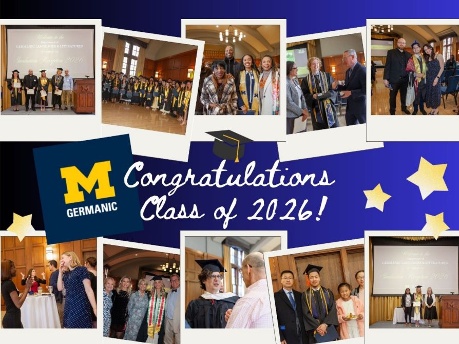 GLL honored its graduates with a festive ceremony, celebrating student achievement in German, Dutch, and Scandinavian Studies. 