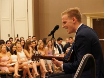 Organizational Studies Commencement at the Sheraton Hotel, April 27, 2018. 