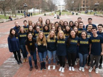 Organizational Studies Graduating Class, April 24, 2018. 