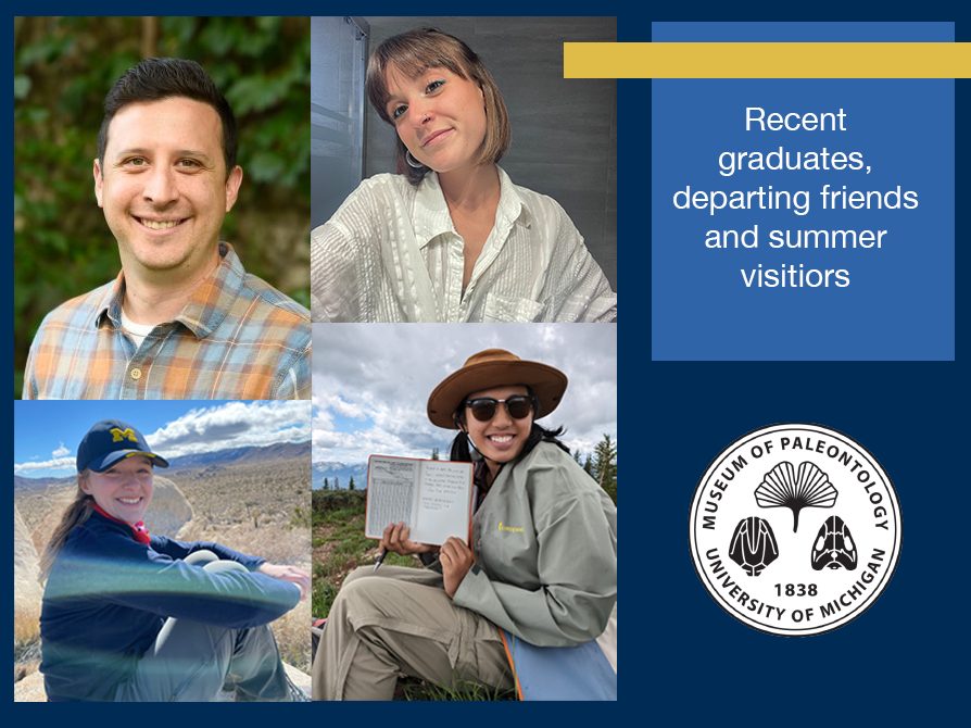 Graduating students, new visiting students, and departing postdocs! 