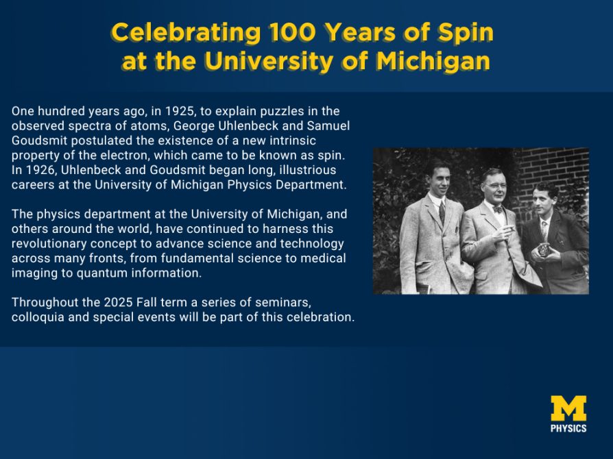 Join us for the Spin Centennial 