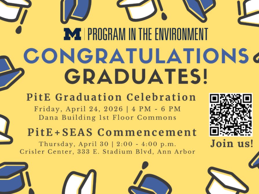 PitE Graduation Events! 