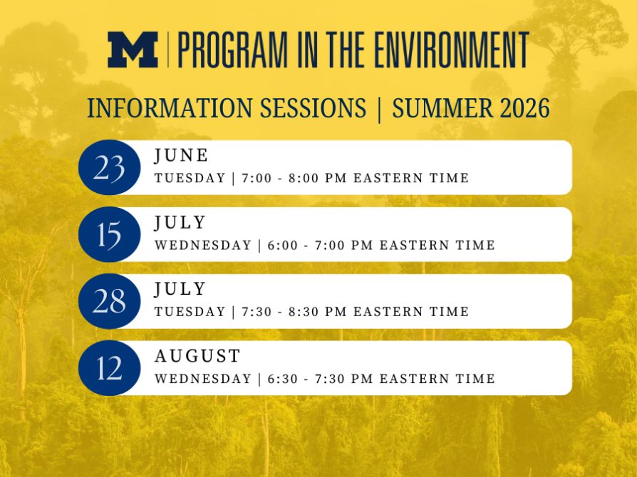Summer 2026 Info Session Dates 