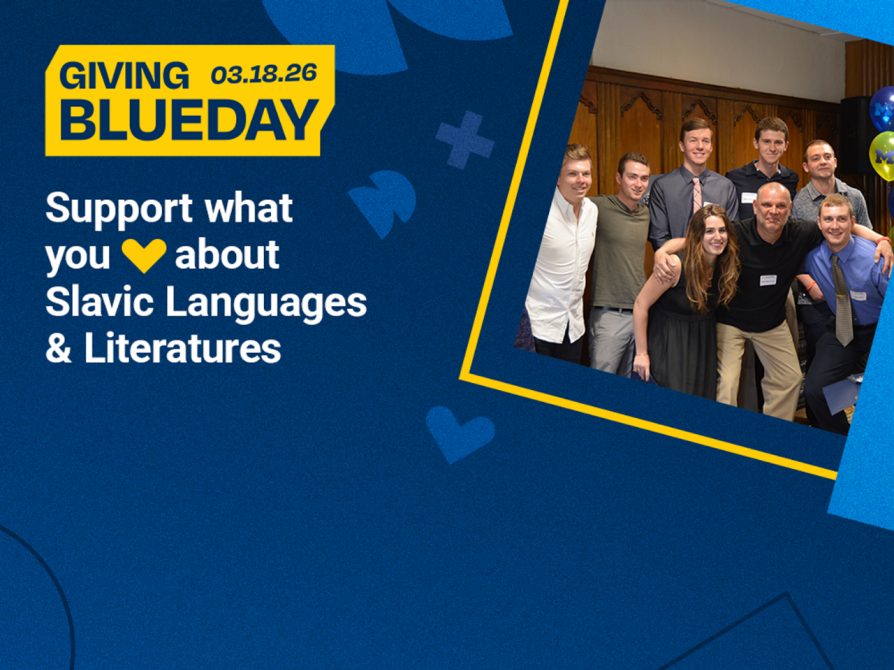 Giving Blueday 2026: Support Slavic Languages & Literatures 