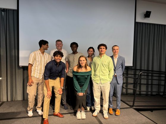 2024 SiSA Fellows gathered on the stage for a group photo