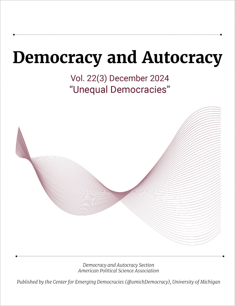 Making Sense of the Arab State | Democracy and Autocracy Vol. 22(2)