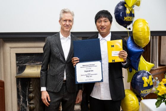 Raymond Hsu with Dr. Hill