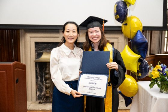 Caitlin Tay with Prof. Li-Stevenson