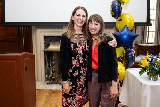 Ruby MacDougall with Dr. Wilcox