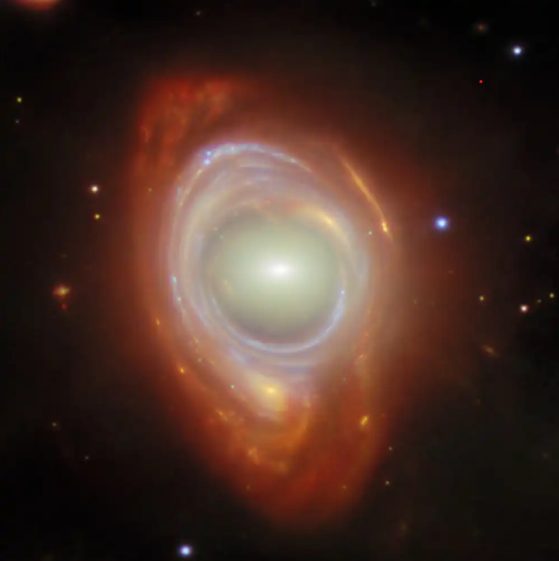 Spying a spiral through a cosmic lens
