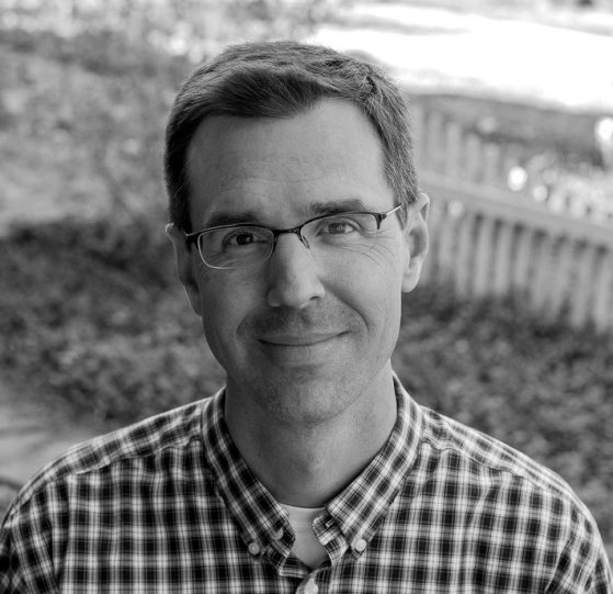 Black and white headshot