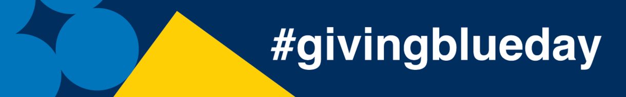 Giving Blueday date graphic