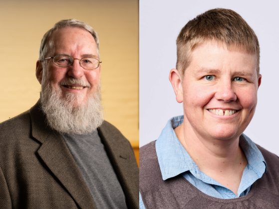 Professors Charlie Brooks and Sarah Veatch