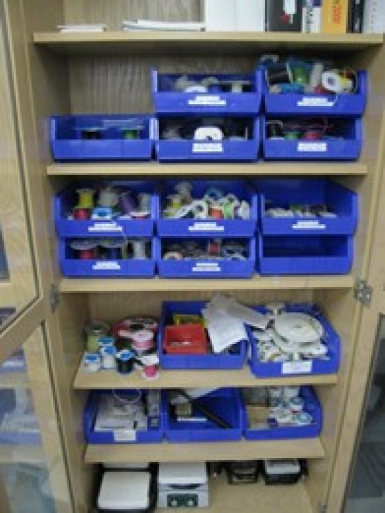 parts bin photo