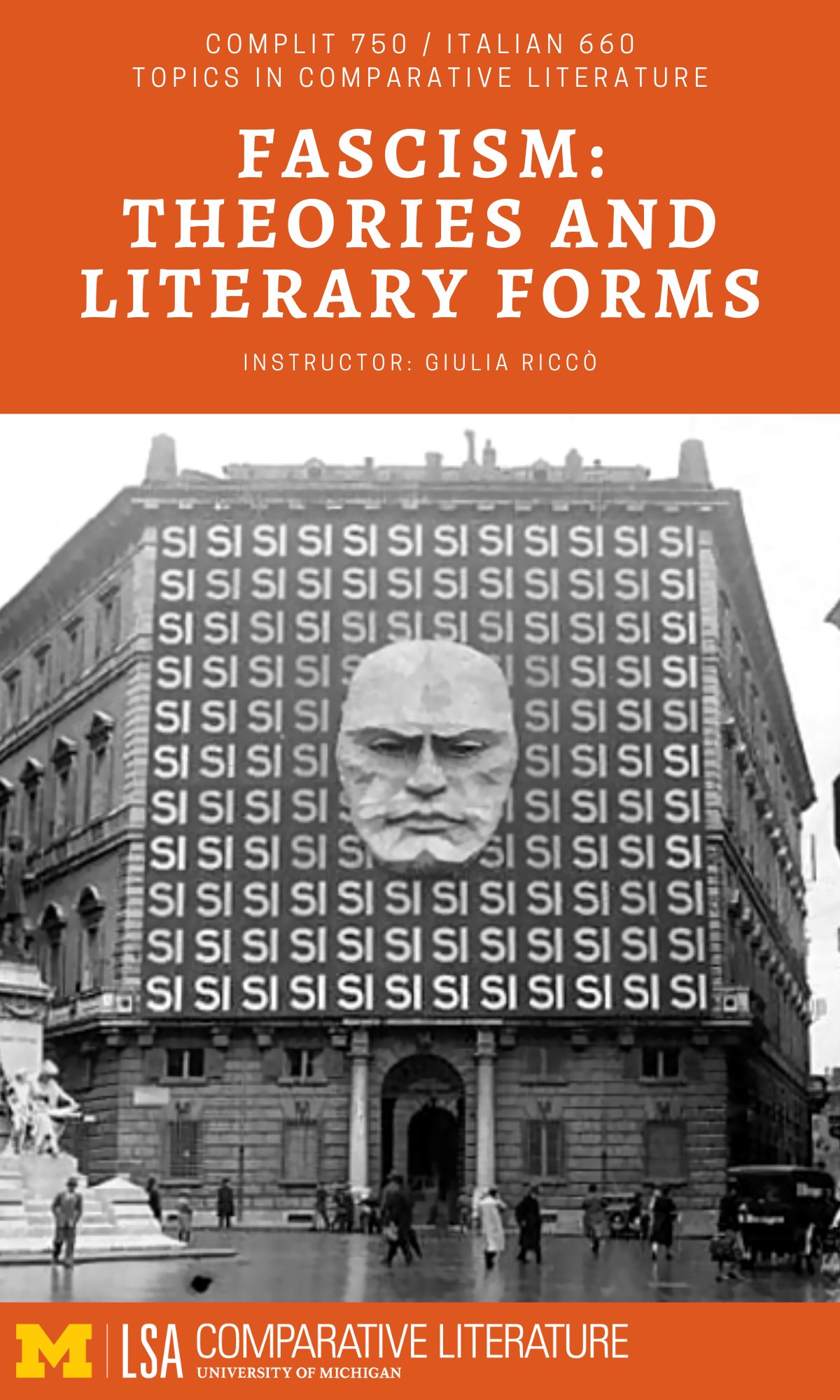 760: Fascism: Theories and Literary Forms