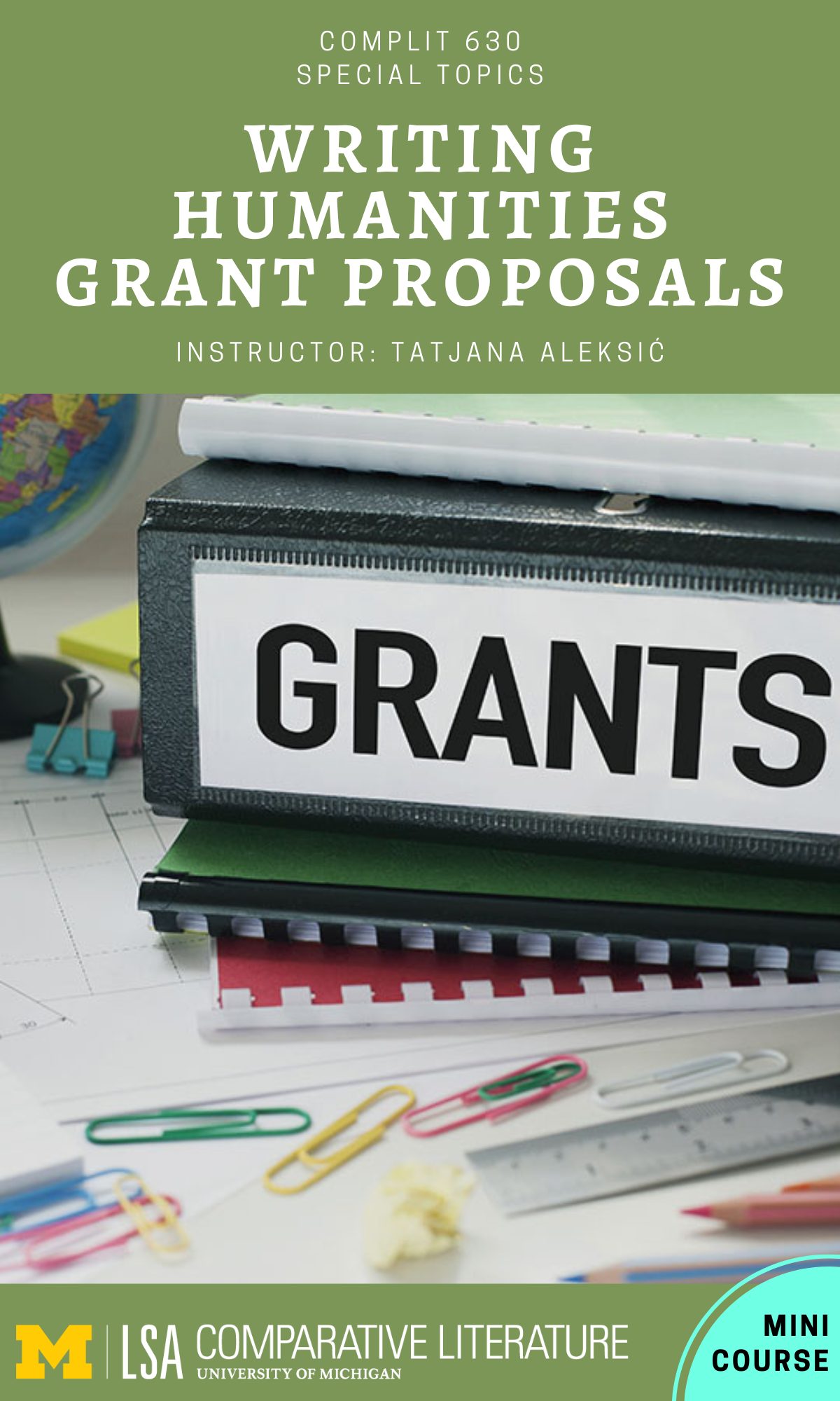 630: Writing Humanities and Grant Proposals