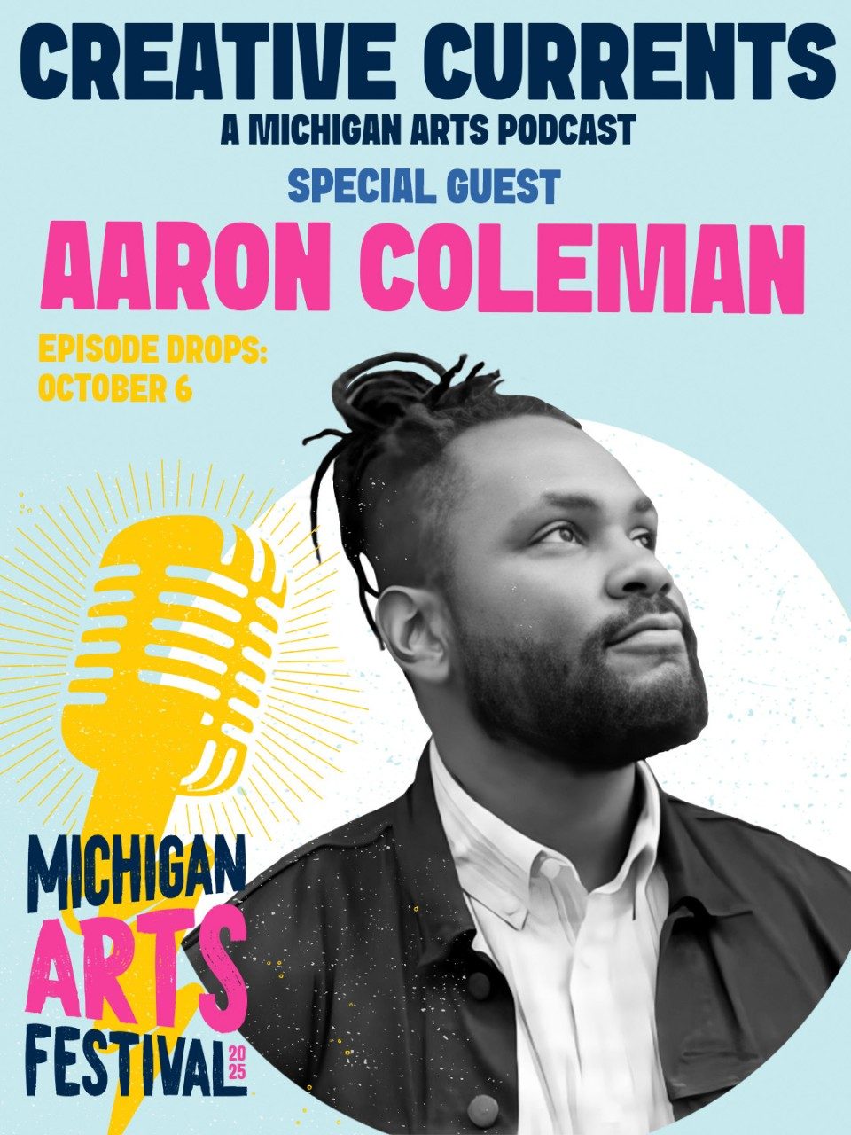 Poster depicting professor AAron Coleman