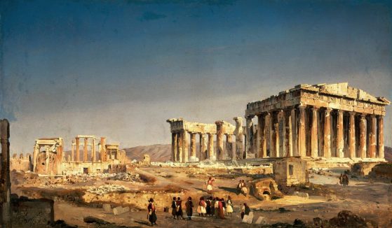 The Parthenon, by Ippolito Caffi
