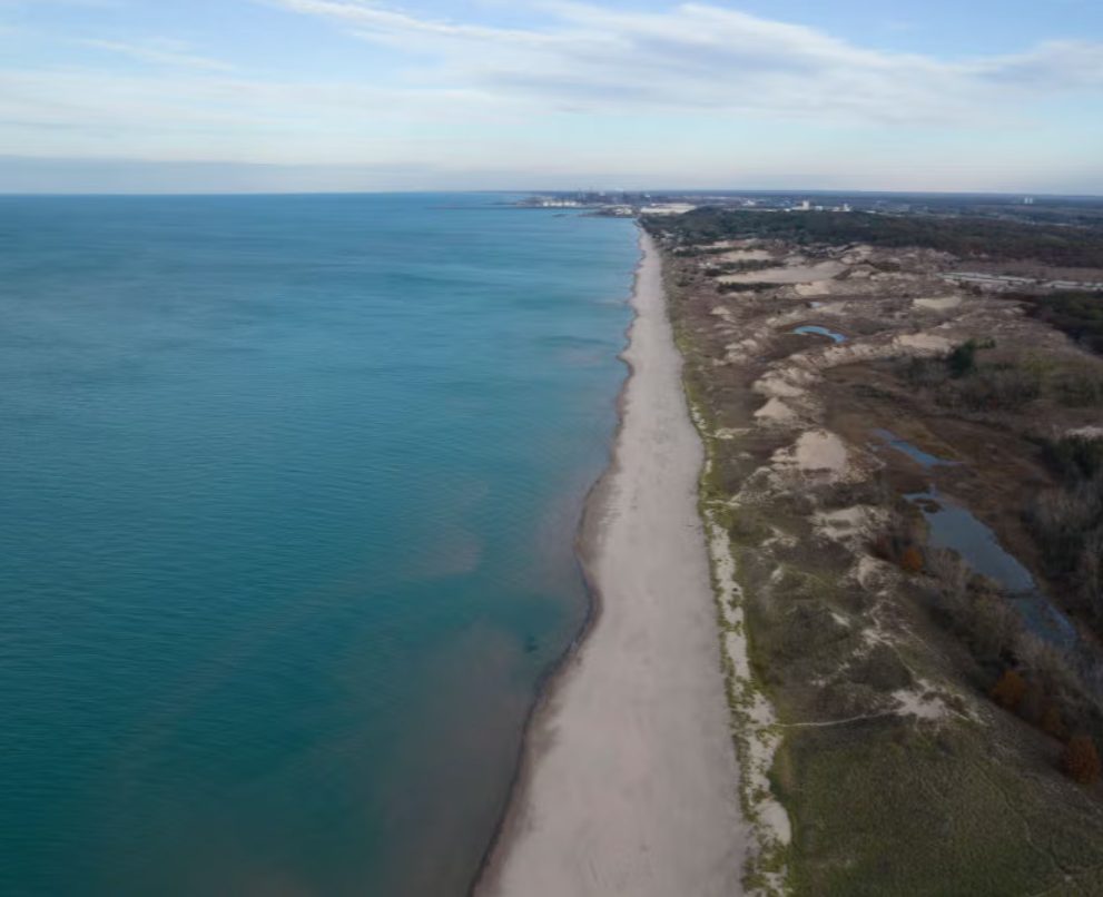 Lake Michigan coastline