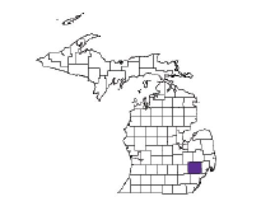 Oakland County map
